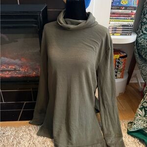Madison & Berkeley Olive Cowl Neck